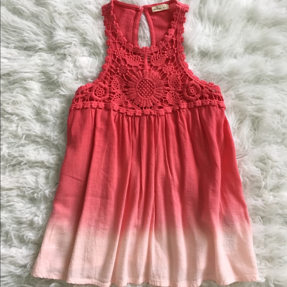 Hollister Coral Ombré Tank